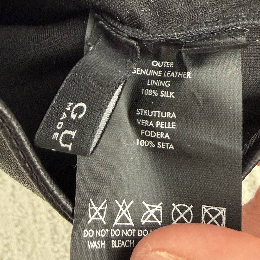 Gucci women’s patent leather gloves size 7 Vernice and Nappa black gold - Picture 7 of 15